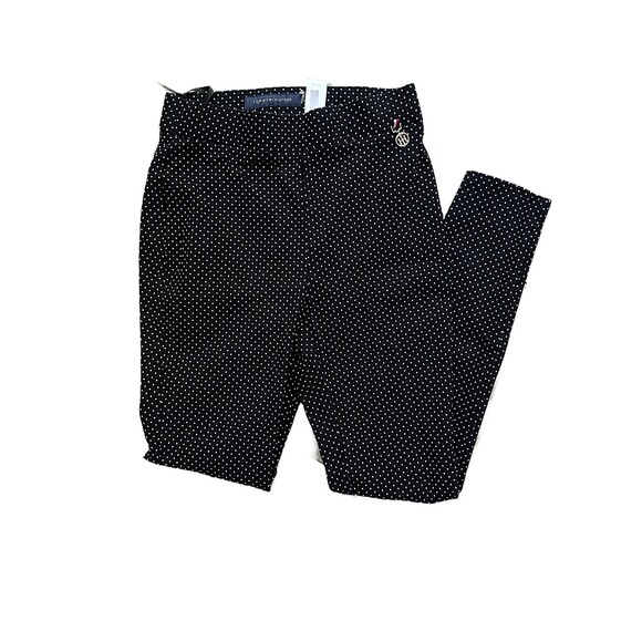 Tommy Hilfiger Women's Polka Dot Working Pull On Skinny Ankle Pants Size 6 - Picture 4 of 4